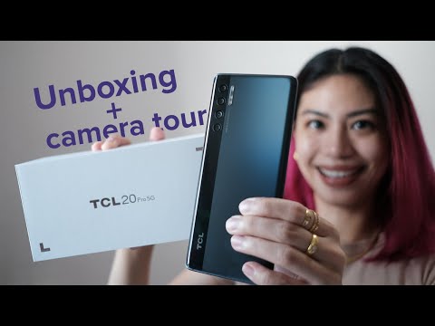 TCL 20 Pro 5G CAMERA TOUR + unboxing