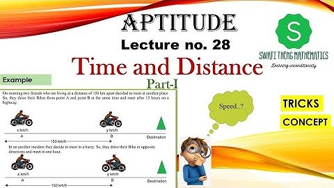 Time and Distance ||Aptitude || Find speed