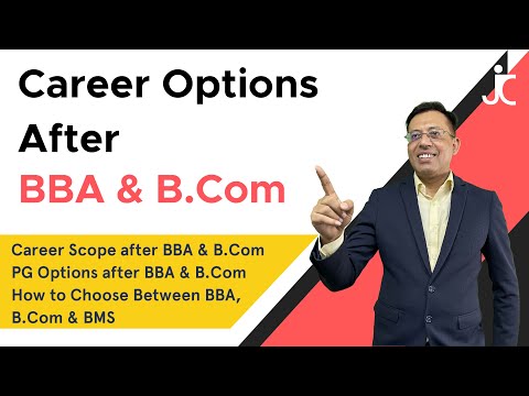 Career Options after BBA and B.Com