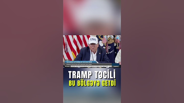 Tramp təcili bu bölgəyə getdi