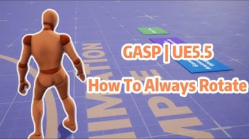 How To Always Rotate Character With Camera Tutorial GASP | UE5.5