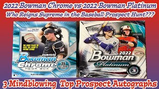 2022 Bowman Chrome vs Bowman Platinum - Who Reigns Supreme in the World of Prospect Cards?