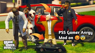 GTA 5: PSS Gamer Anrgy Now 😡Rc Car Play Role For Shinchan & Franklin 😨Police Car 🚨 PS Gamester