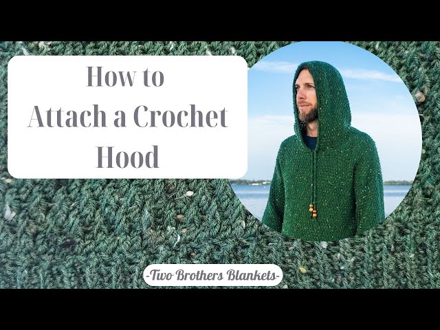 How to Attach a Crochet Hood - YouTube