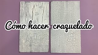 How to crackle - homemade primer - reverse crackle