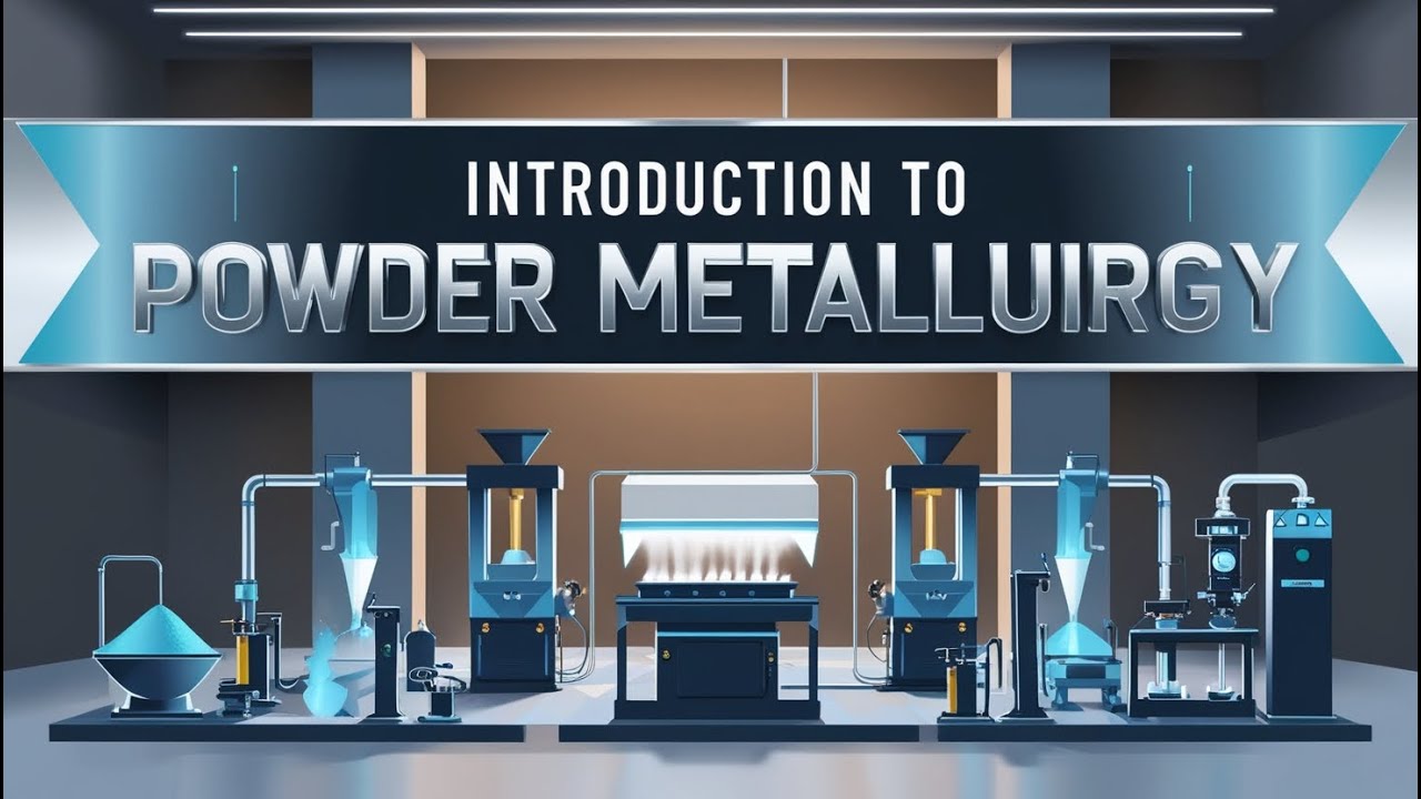 A thumbnail for the 'Introduction to Powder Metallurgy' video.