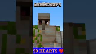 Minecraft Mob health comparison .