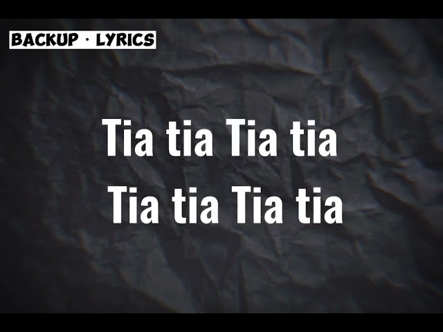 RJ Kanierra - TIA (Lyrics Video) Prod By BACKUP•Lyrics #tia #subscribe #like #share #backup #lyrics class=