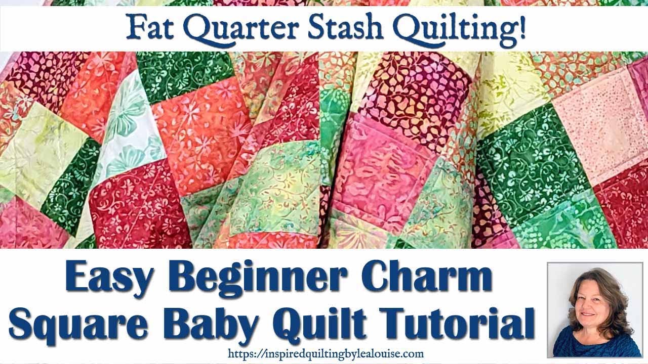 Free Pattern: Easy Charm Baby Quilt