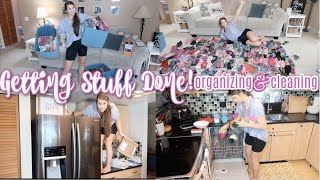 Getting Stuff Done!  Massive Motivation!  HUGE Shoe Organization, Cleaning, & More! Come Hang Out!