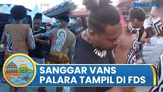 Lukis Badan Pakai Cat Tembok dan Pakai Kostum Kulit Kayu, Sanggar Vans Palara Tampilkan Tari Kreasi
