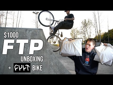 Building & Riding The FTP x Cult Bike + $1,000 FTP Unboxing
