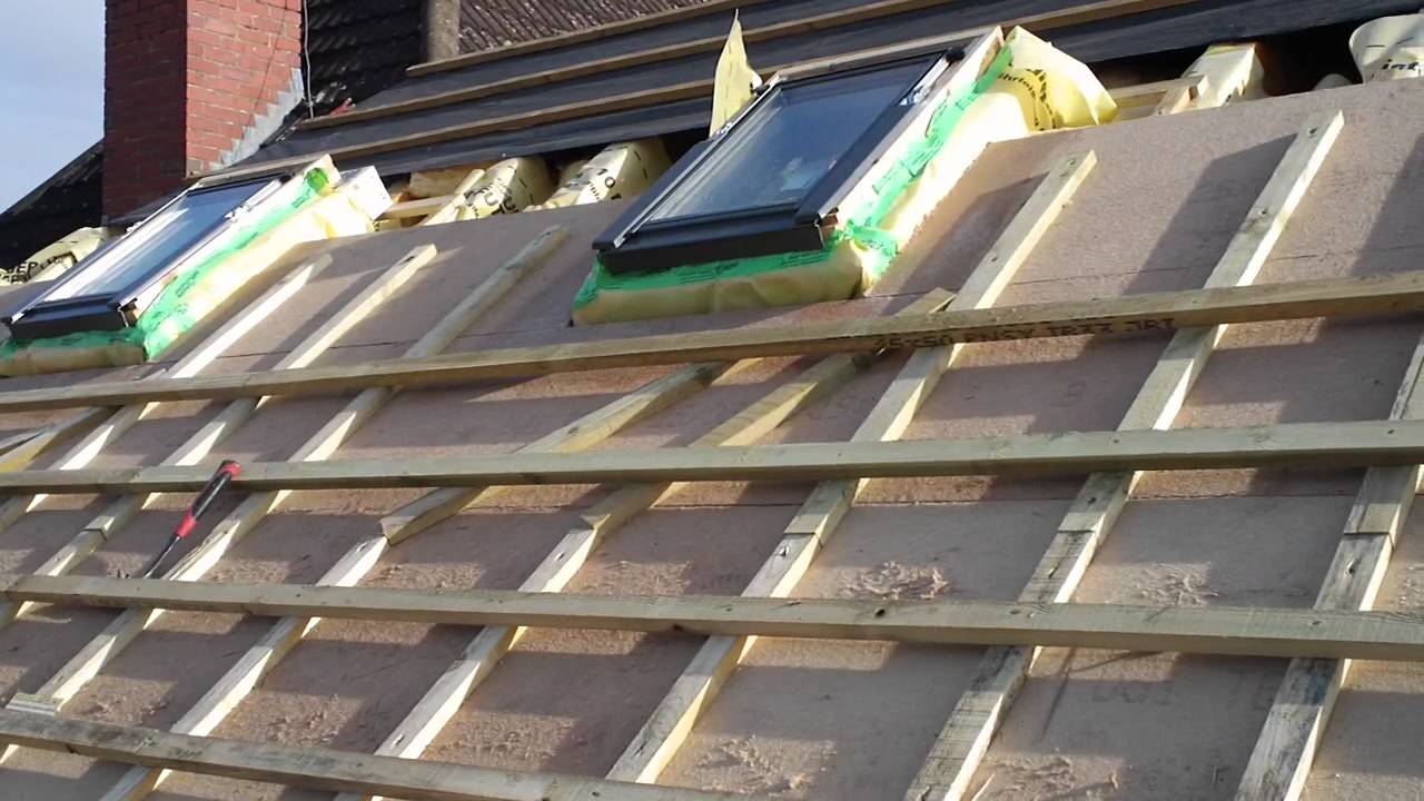 Wood Fibre Insulation On A Roof