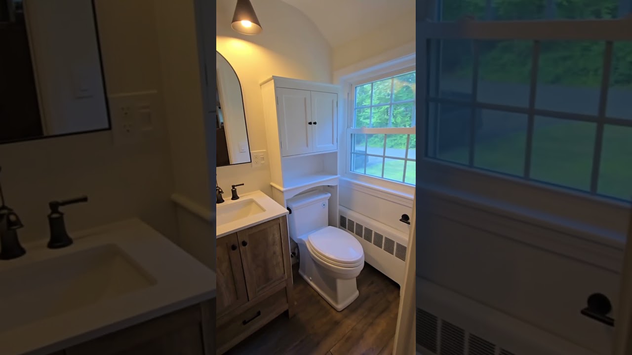Another stunning bathroom transformation in Simsbury, CT! 😍