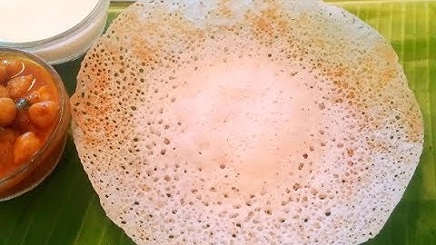 Appam Recipe / Palappam Recipe / How to make soft Appam without Yeast - Tasty Appetite