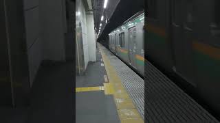 宇都宮線E231系快速ラビット土呂駅通過