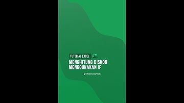 Cara Menghitung diskon menggunakan rumus if di excel