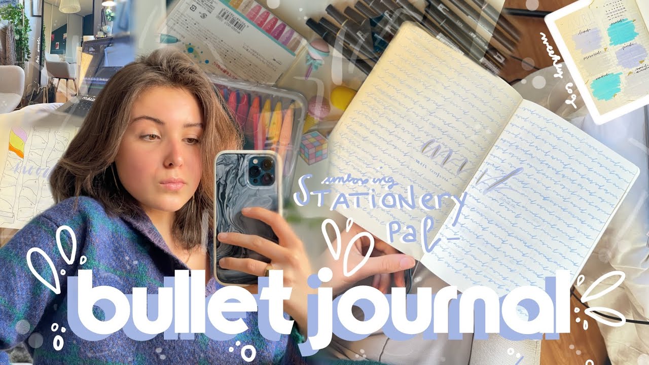 mon bujo 2.0 - unboxing stationery pal, mois d'avril, tombow