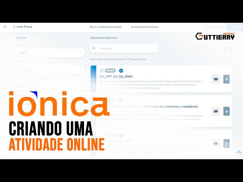 Criando uma atividade/tarefa na IONICA - FTD