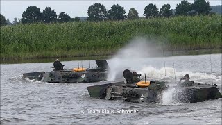 Havelbiwak 2023- TPz Fuchs Schwimmen auf der Havel