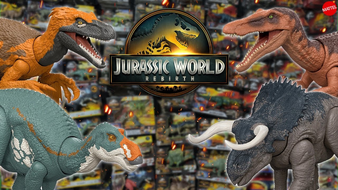 Jurassic World Rebirth Wild Roar Dinosaurs + Scan Codes! - YouTube