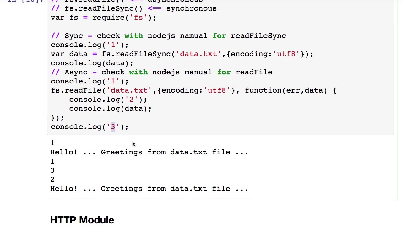 MEAN 05 NodeJS async - YouTube
