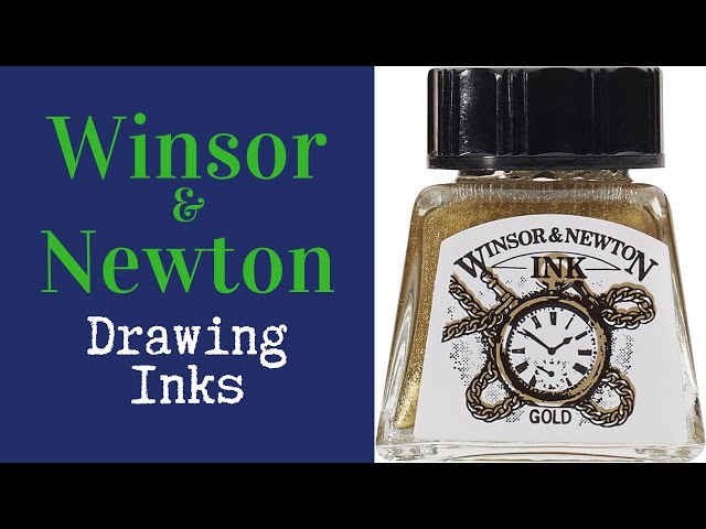 Winsor & Newton GOLD Drawing Ink REVIEW - Video #106 