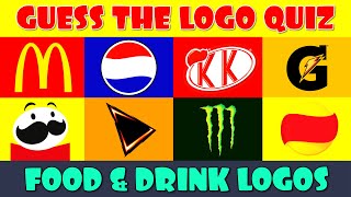 Guess the Logo Quiz | 100 Food & Drink Logos | Logo Quiz