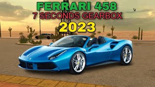 car parking multiplayer gearbox settings for ferrari 458 600+kph top speed