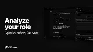 Script Analysis for Actors: Objectives, Subtext, and Line Notes | Offbook