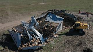 Tearing Down an Old Farm House
