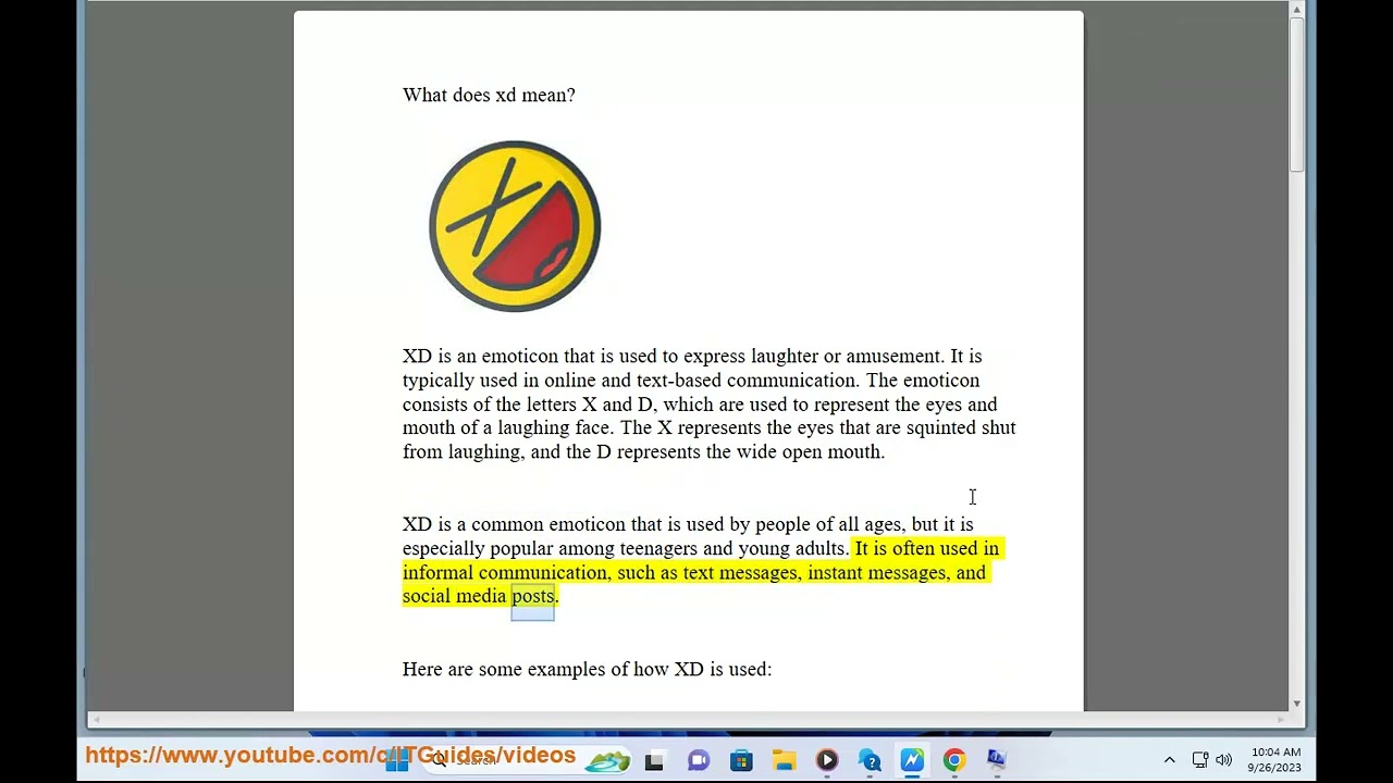 What does xd mean XD alternatives