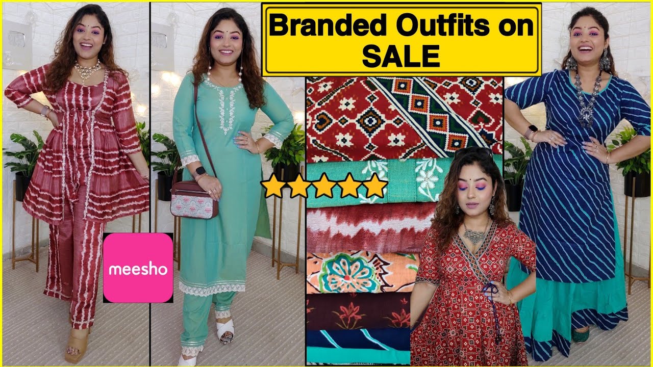 Meesho Kurti Haul 📌Patola Anarkali 📌Skirt kurti set 📌Dress/Suit Set📌