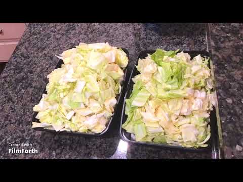 Parts 13-18: Sautéed Cabbage
