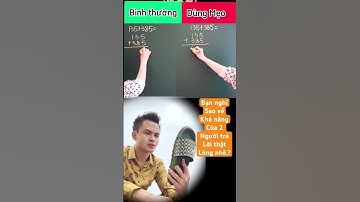 Bài toán giá trị, và câu đố kinh điển #toanhoc #caudothachdo