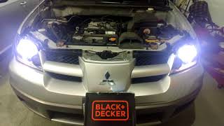 Projector Retrofit for 2003 Mitsubishi Outlander From Crazy The God