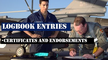 Logbook Entries Certificates and Endorsements | CFI Checkride Prep