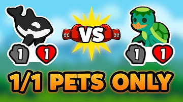Super Auto Pets but we can only use 1/1 PETS