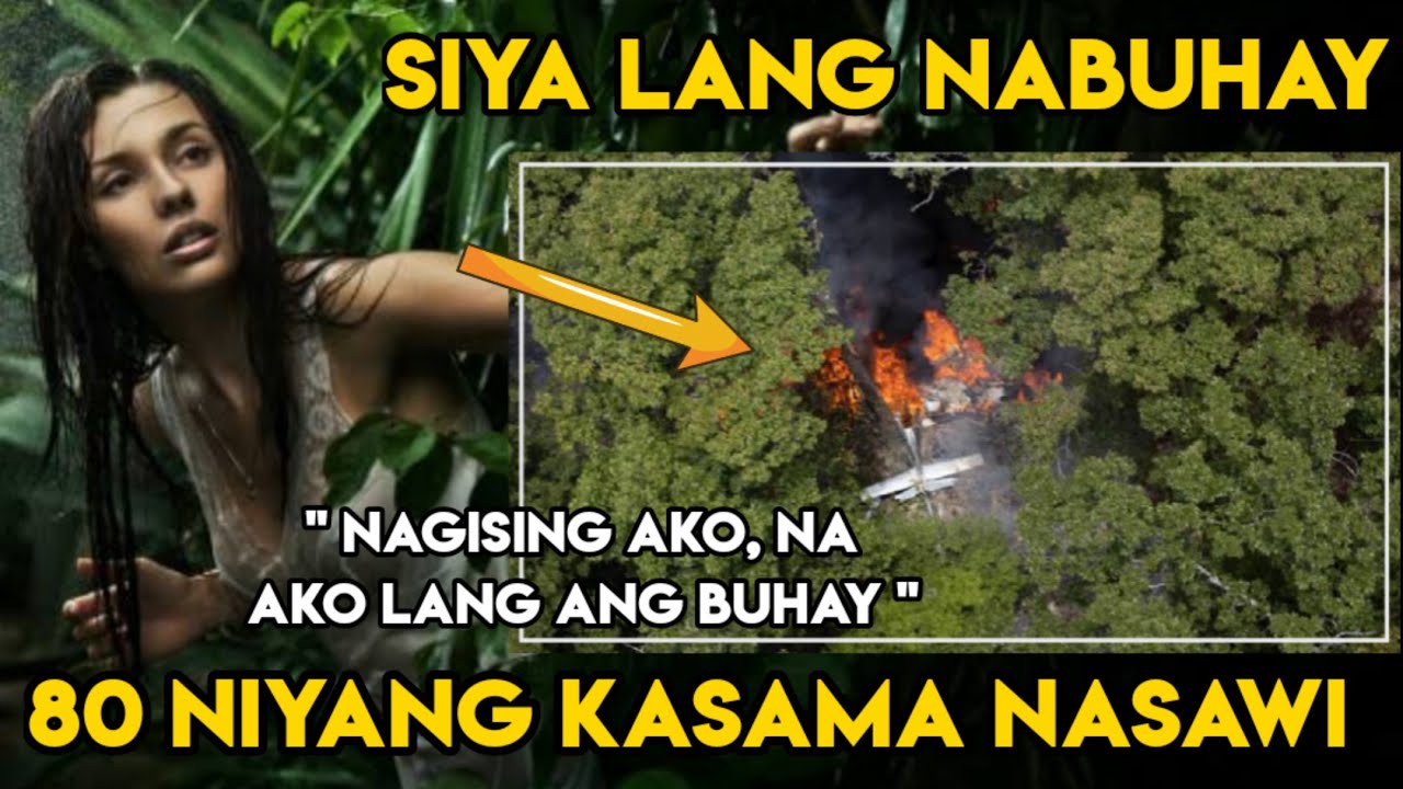 Ang MATINDING PINAGDAANAN ng isang babae sa gubat noong bumagsak ang sinasakyan nilang eroplano