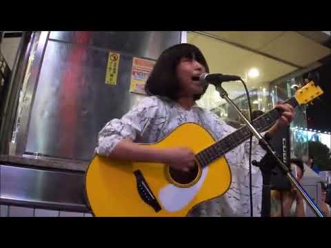 酸欠少女さユり】 2015 08 25 街头弹唱 《新月》 1 - YouTube