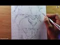 How to draw lion  outline drawing  step by step for beginners  lion  kishanguptaarts