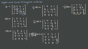 61 Upper and lower triangular matrices #math #linear #algebra