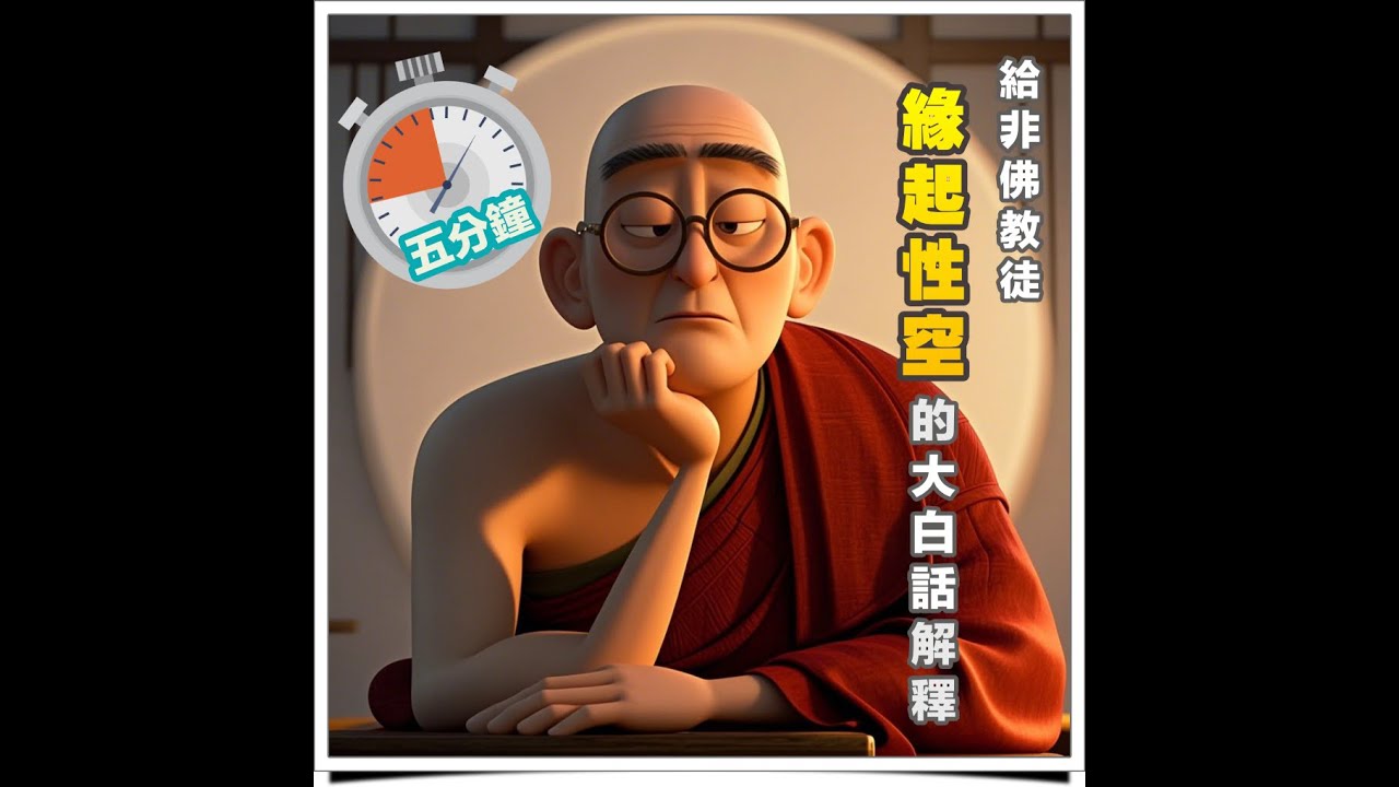 【緣起性空】的大白話解釋 （五分鐘）