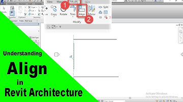 Align in Revit 2019 - Understanding Align tool in Revit Architecture