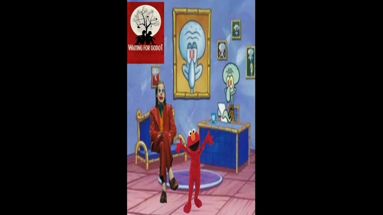 Joker & Squidward in Waiting for Elmo #shorts #joker #sesamestreet