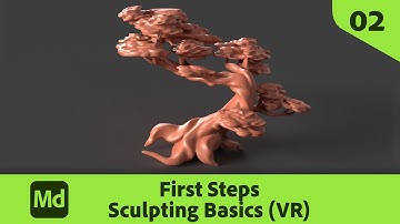 First Steps with Substance 3D Modeler - 02 Sculpting Basics (VR Mode) | Adobe Substance 3D