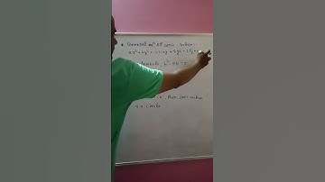 How to check Parabola Ellipse Hyperbola of second degree equation important concept of Conic Section