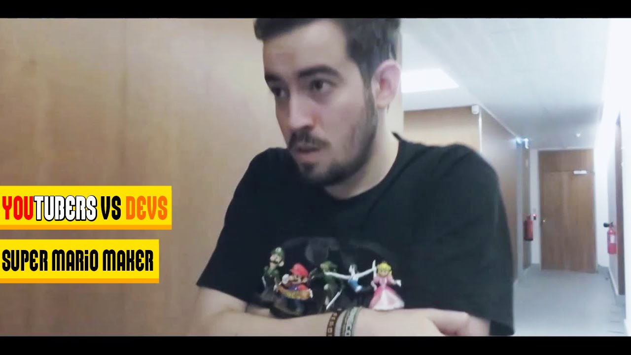 YOUTUBERS Vs CRIADORES DO JOGO! - Super Mario Maker