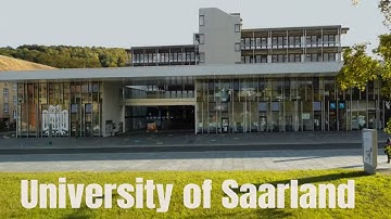 University of Saarland | Universität des Saarlandes, Saarbrücken | Campus Tour - Drone View