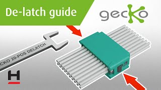 How to de-latch a 1.25mm high reliability connector ǀ Gecko G125 Guide